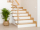 Modern,Natural,Ash,Tree,Wooden,Stairs,In,New,House,Interior